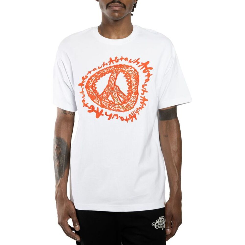 AGtawh Mens Peaceadelic Graphic T-Shirt, NWT